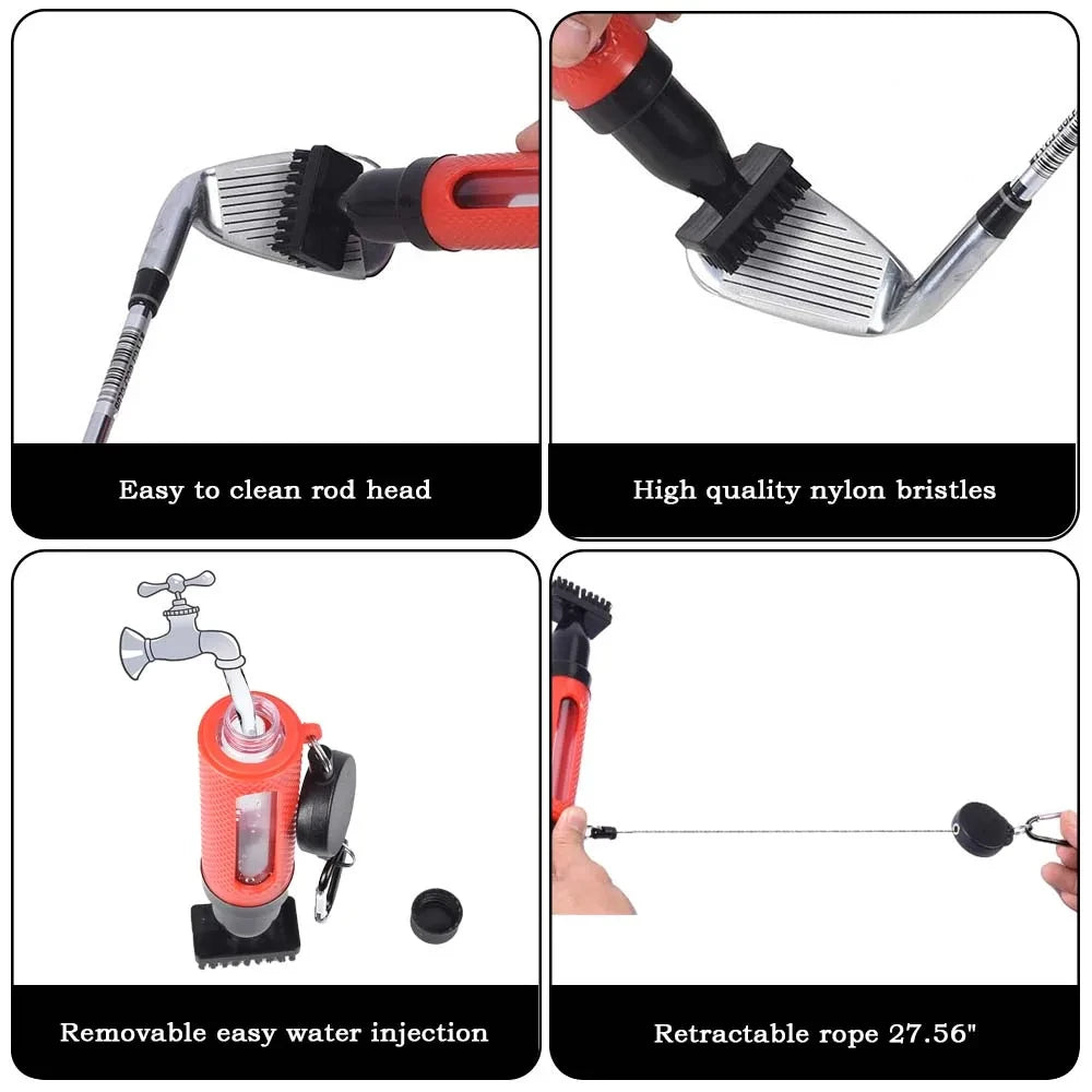 Portable Golf Club Cleaning Brush